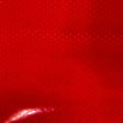 Red 12 Gauge Perforated Tinted Plastic Vinyl Fabric