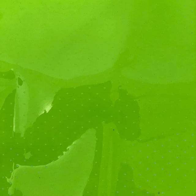 Lime Green 12 Gauge Perforated Tinted Plastic Vinyl Fabric,