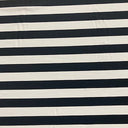 Nylon Spandex Stripe Fabric 1" Black White 60"