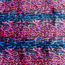 Faux Fur Fabric Multicolor Rainbow Leopard Print