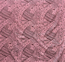 Poly Cotton Hibiscus Traditional Polynesian Tattoo Fabric