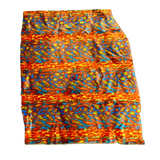 Faux Fur Fabric Multicolor Rainbow Leopard Print