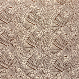 Poly Cotton Hibiscus Traditional Polynesian Tattoo Fabric