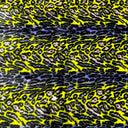 1 Yard Multicolor Rainbow Leopard Print Faux Fur Fabric
