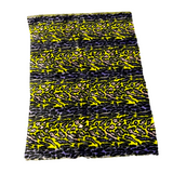 Faux Fur Fabric Multicolor Rainbow Leopard Print