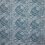 Poly Cotton Hibiscus Traditional Polynesian Tattoo Fabric