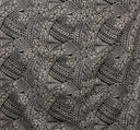 Poly Cotton Hibiscus Traditional Polynesian Tattoo Fabric