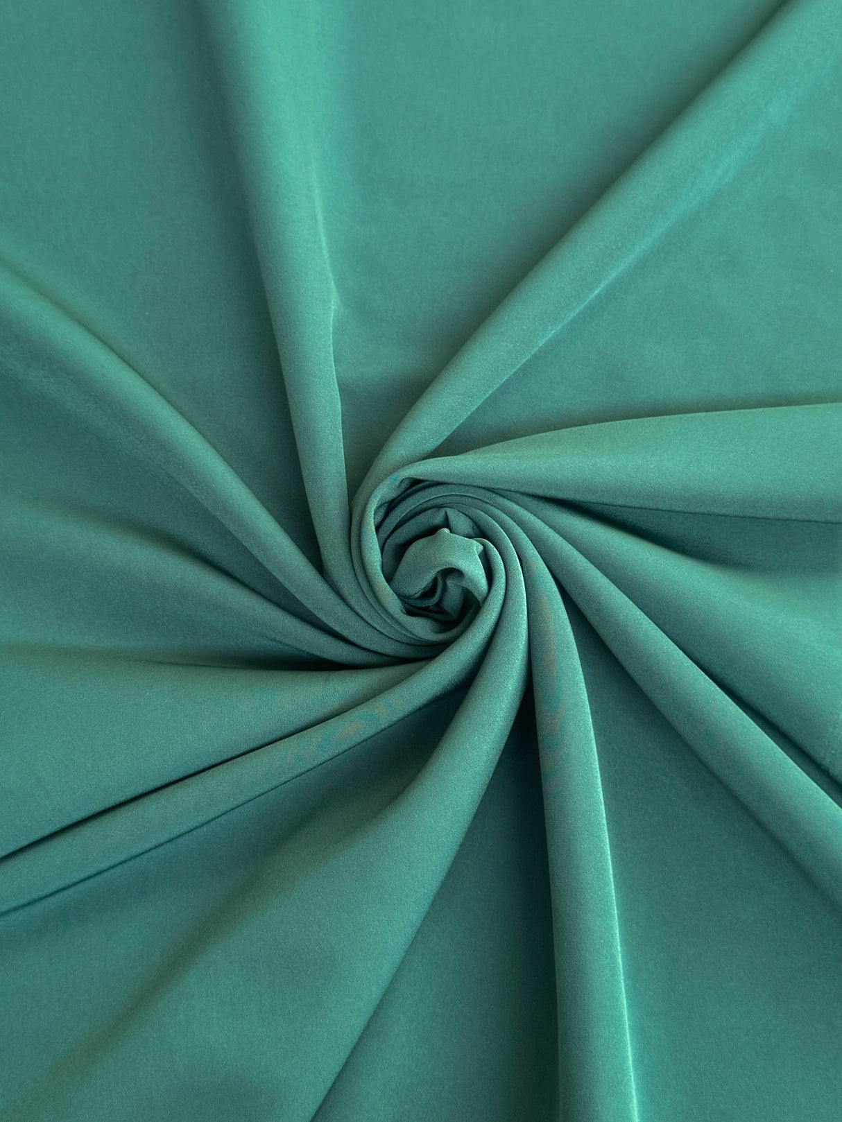 Stretch Crepe Forest Green