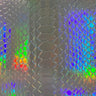 Iridescent Snake Skin Vinyl Fabric