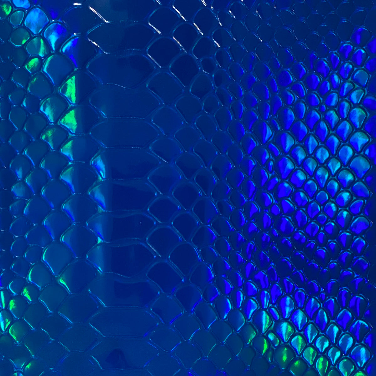 Iridescent Snake Skin Vinyl Fabric
