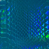 Iridescent Snake Skin Vinyl Fabric