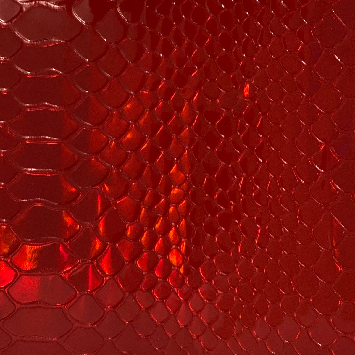 Iridescent Snake Skin Vinyl Fabric
