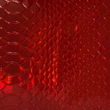 Iridescent Snake Skin Vinyl Fabric