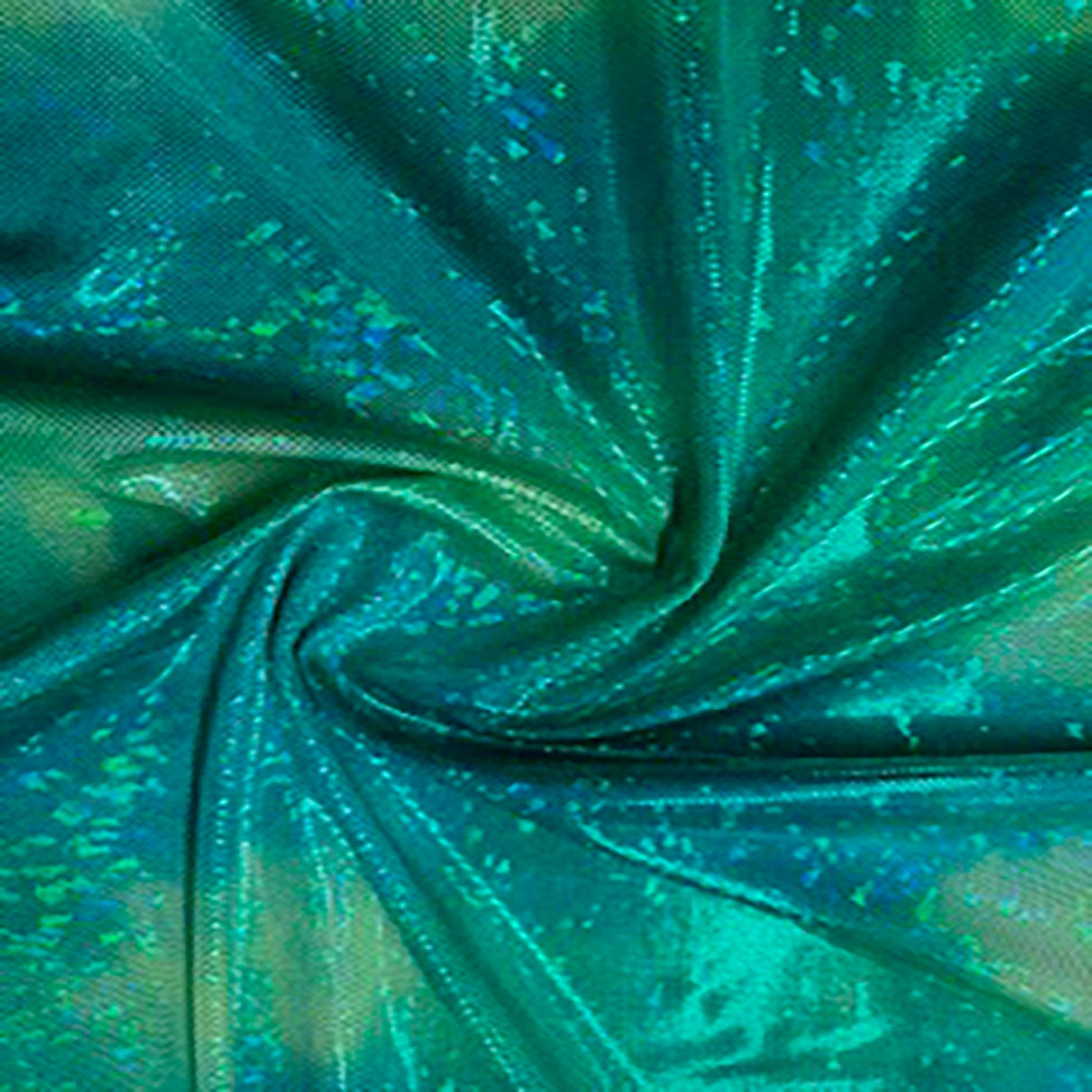 Nylon Spandex Tie-Dye Hologram Fabric