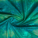Nylon Spandex Tie-Dye Hologram Fabric
