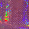 Iridescent Snake Skin Vinyl Fabric