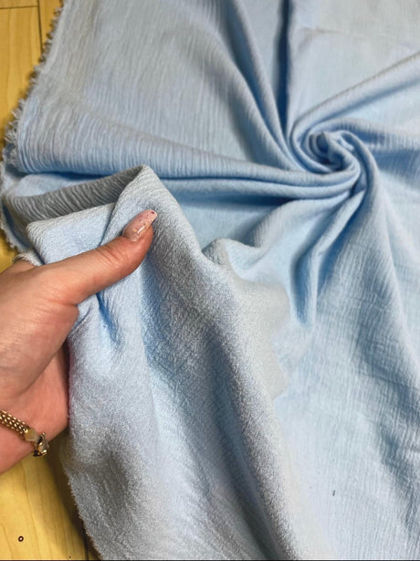 Cotton Gauze Baby Blue