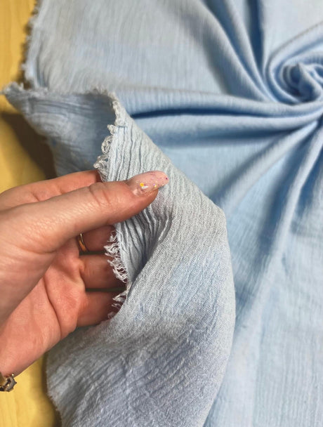Cotton Gauze Baby Blue