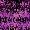 Nylon Spandex Hologram Flame Fabric 60"