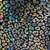 Nylon Spandex Cheetah Hologram Fabric 60"