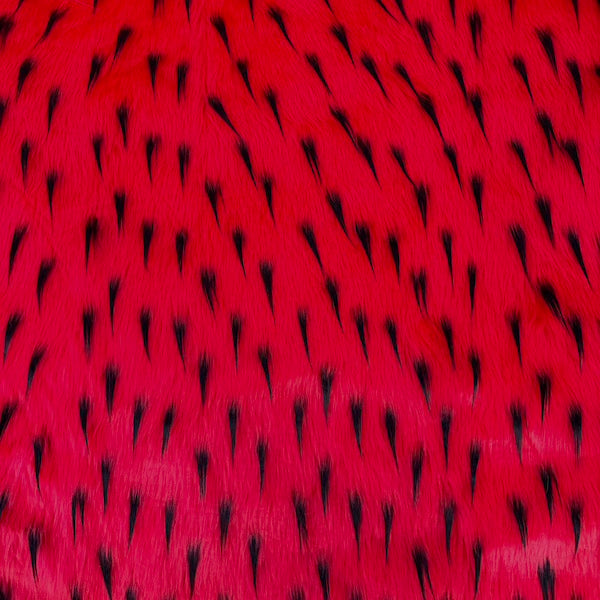 1 Yard Two Tone Spike Shaggy Faux Fur Fabric 100% Polyester