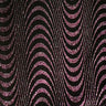 Glitter Stretch Velvet Fabric 60" Black Psychedelic Wave