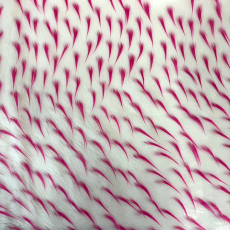 Two Tone Spike Shaggy Faux Fur Fabric - 100 Percent Polyester Fabric, Two-Tone Shaggy Texture, 60" Width, 1.5" Pile Length (1 Yard)