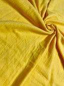 Yellow Crinkle Cotton Gauze