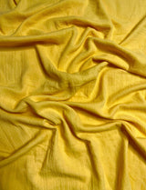 Yellow Crinkle Cotton Gauze