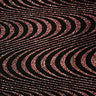 Glitter Stretch Velvet Fabric 60" Black Psychedelic Wave