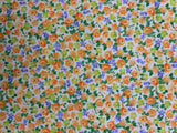 Floral Print Polyester Spandex Fabric - Floral Print, 58"/60" Width (1 Yard)