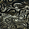 Stretch Polyester Velvet Meta Snake Foil Fabric
