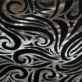 Stretch Polyester Velvet Meta Snake Foil Fabric