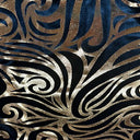 Stretch Polyester Velvet Meta Snake Foil Fabric
