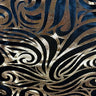 Stretch Polyester Velvet Meta Snake Foil Fabric
