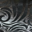 Stretch Polyester Velvet Meta Snake Foil Fabric