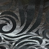 Stretch Polyester Velvet Meta Snake Foil Fabric