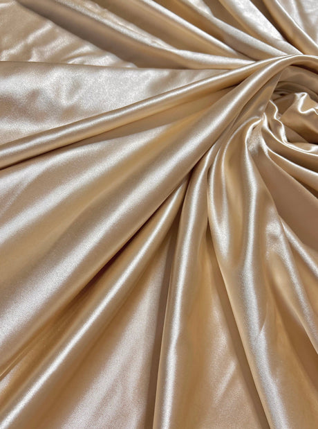 Shiny Nylon Spandex Taupe