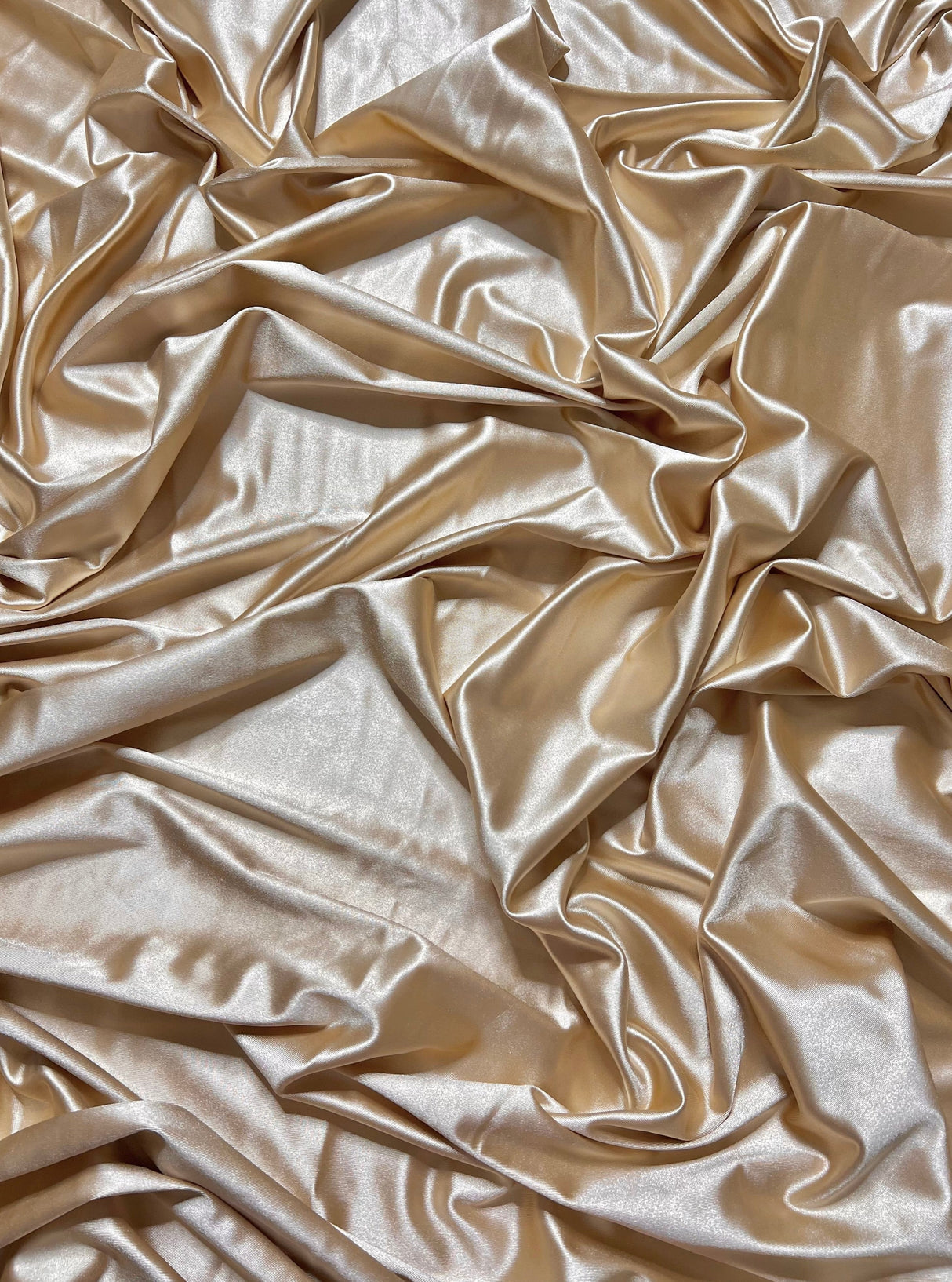 Shiny Nylon Spandex Taupe