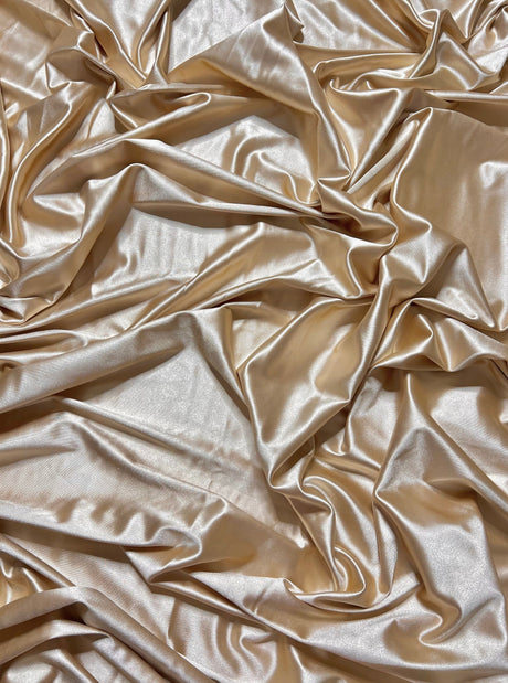 Shiny Nylon Spandex Taupe