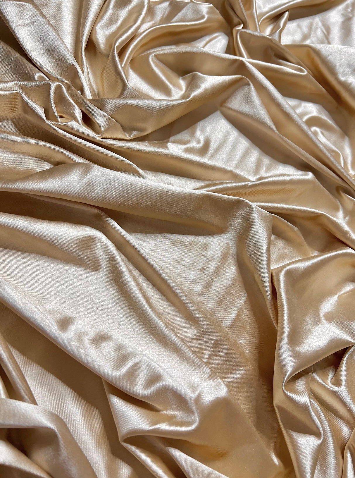 Shiny Nylon Spandex Taupe