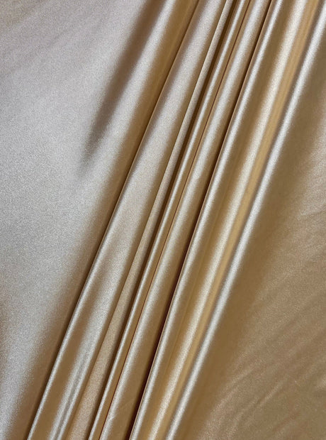 Shiny Nylon Spandex Taupe