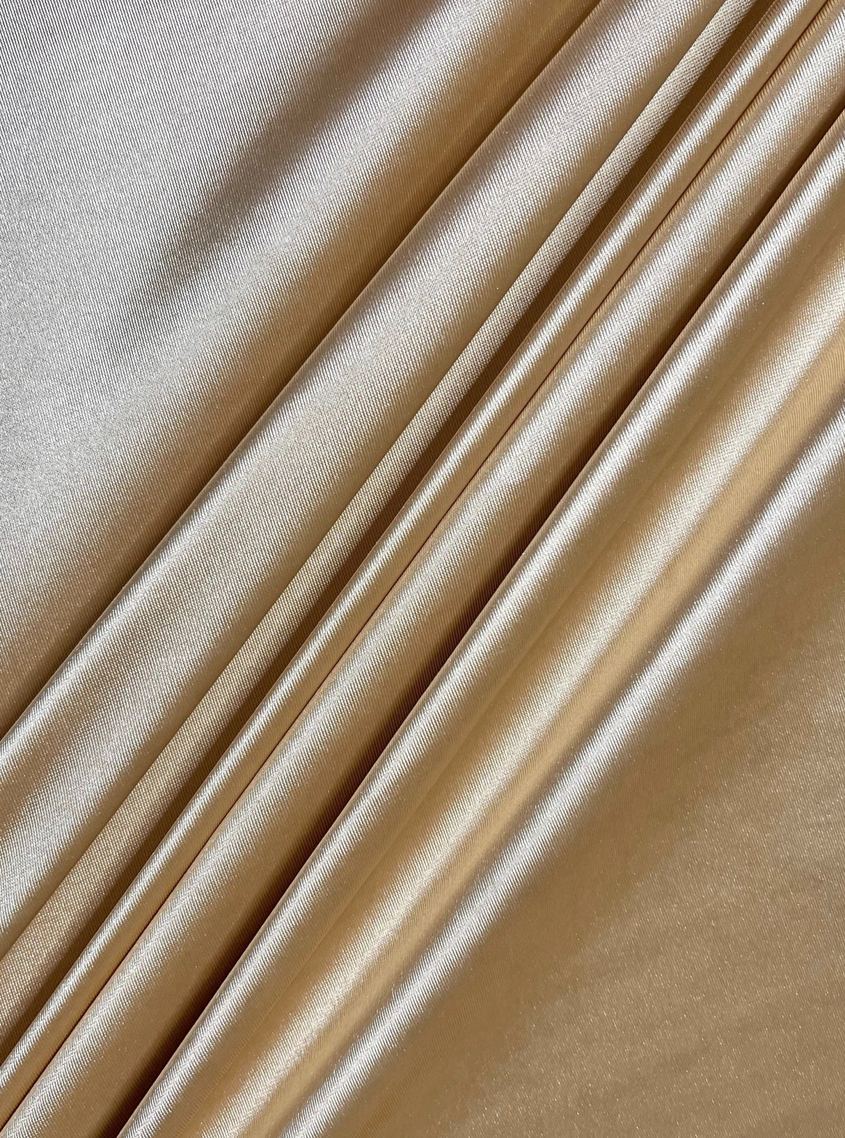 Shiny Nylon Spandex Taupe