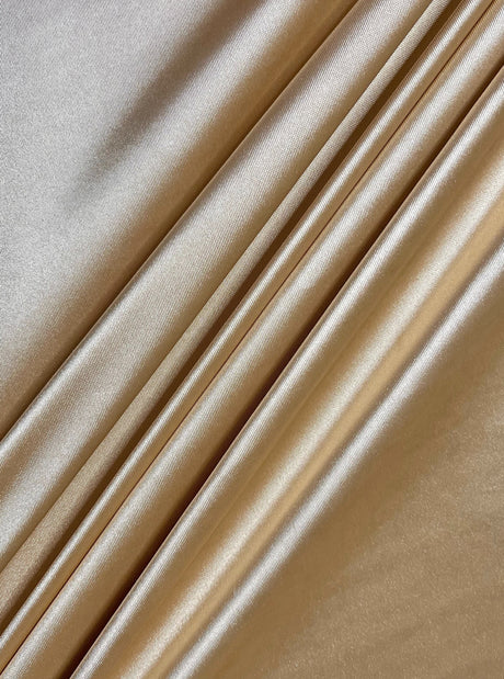 Shiny Nylon Spandex Taupe