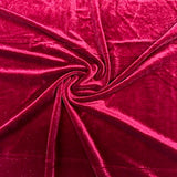 Stretch Velvet Fabric 60" Solid Colors