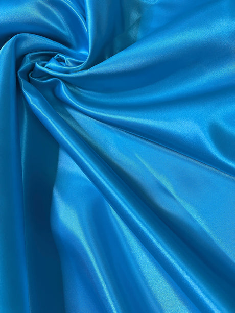 Ocean Blue Duchesse Satin