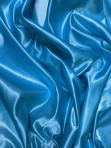 Ocean Blue Duchesse Satin