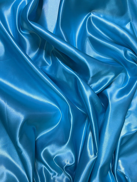 Ocean Blue Duchesse Satin