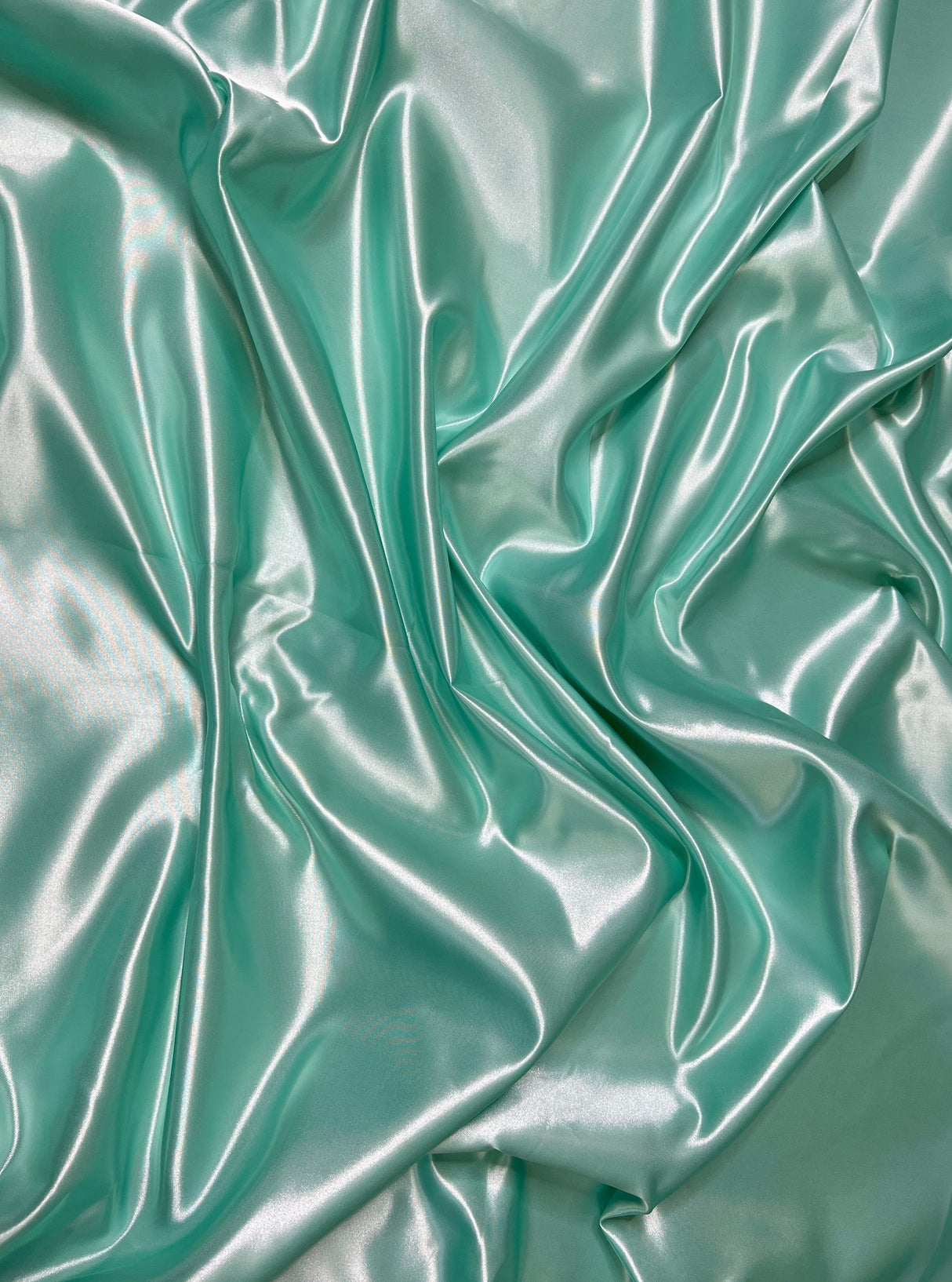 Duchesse Satin Mint Green