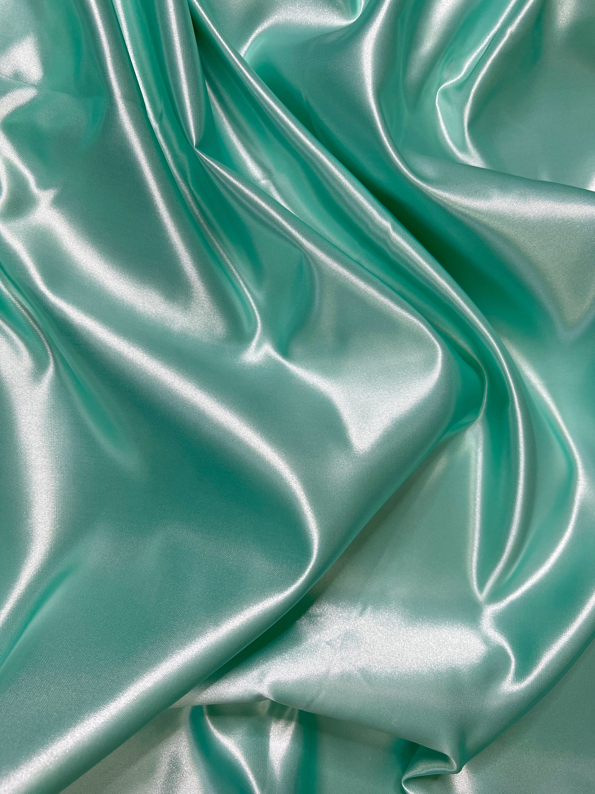 Duchesse Satin Mint Green